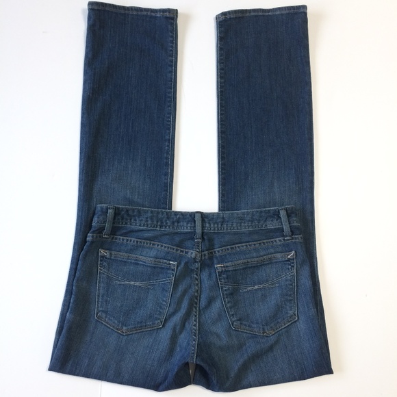 Gap Jeans Ladies Size 28/6 Real Straight Dark Wash - Picture 1 of 8